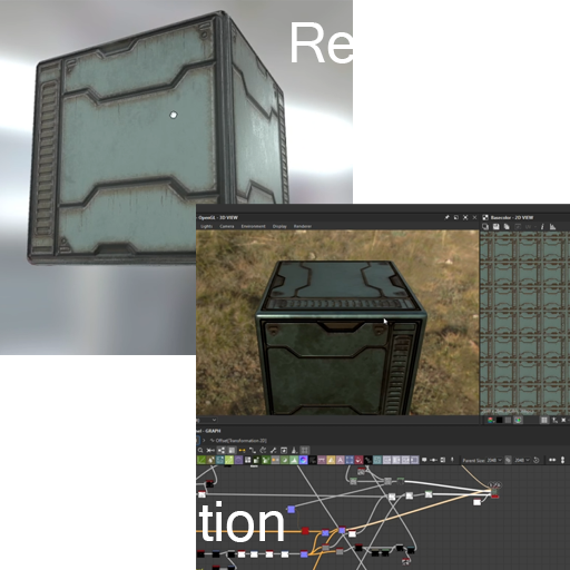 Sci-fi cube shader
